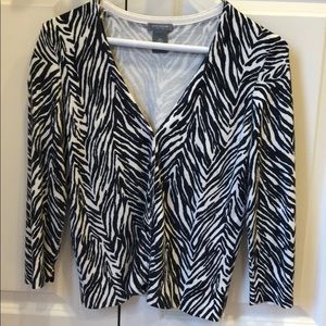 Ann Taylor 3/4 sleeve cardigan petite medium